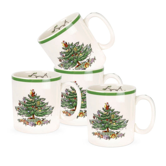 Kit 04 Porcelain Mug - Christmas Tree Print 