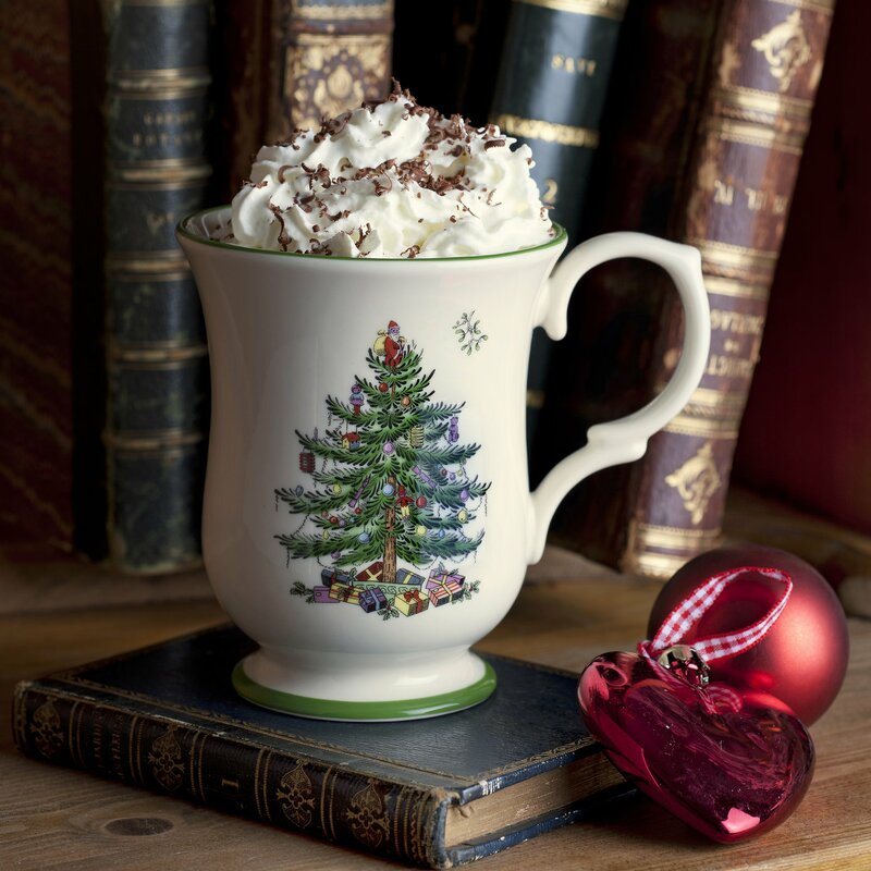 Coffee Mug - Christmas Tree Print 