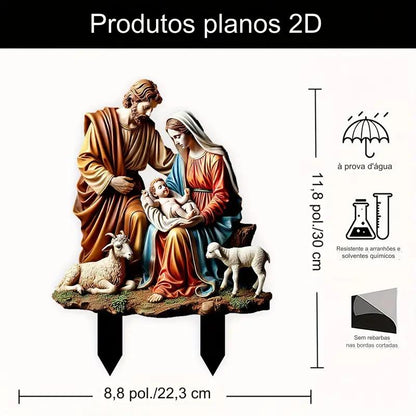 Resin Nativity Scene Mysterious Birth