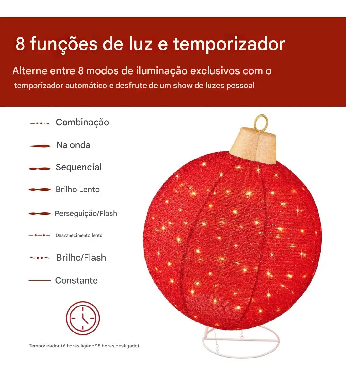 Set of Christmas Ornament Spheres with Micro LEDs 2025