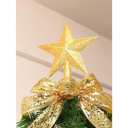 120cm Christmas Tree Kit – 120 Branches Green Pine with 100 Christmas Ornaments – Holiday Decoration.