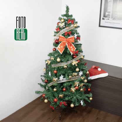 Complete Decorated Christmas Tree + 60 Ornaments