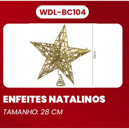 Star Christmas Tree Decorations 28cm