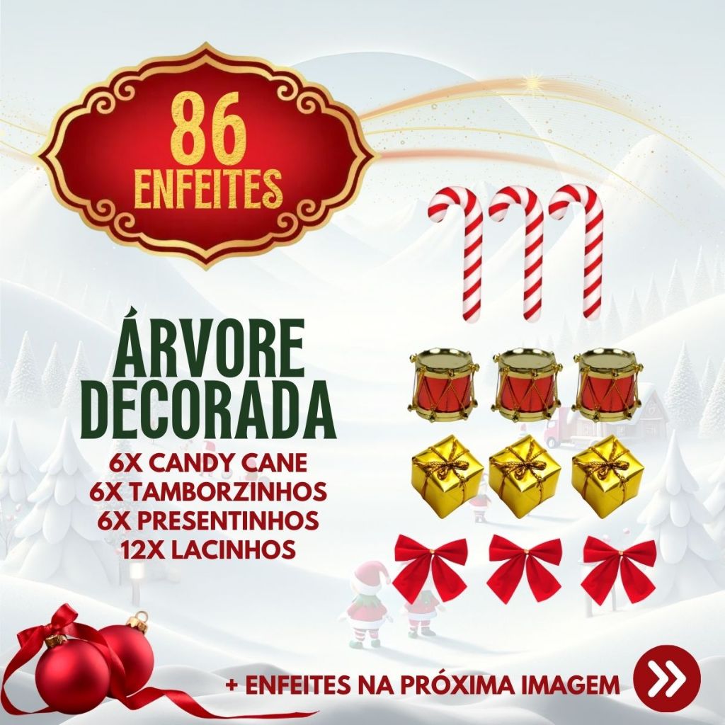 1.50m Decorated Christmas Tree + Luxury Ornaments and Twinkling Lights