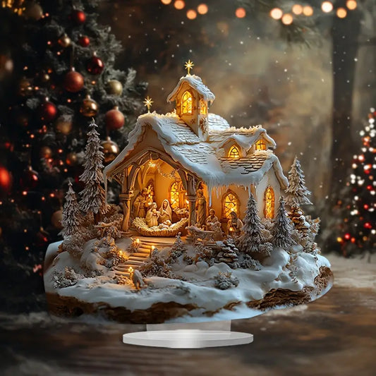 Resin Nativity Scene Kingdom of Baby Jesus