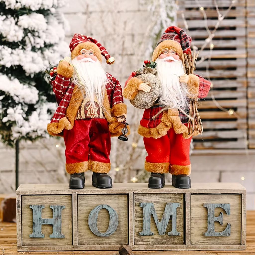 Christmas Decoration Santa Claus Sculpture