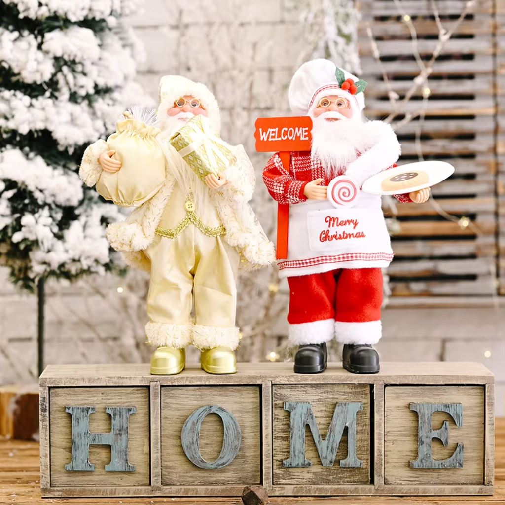 Christmas Decoration Santa Claus Sculpture