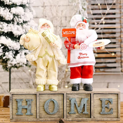 Christmas Decoration Santa Claus Sculpture