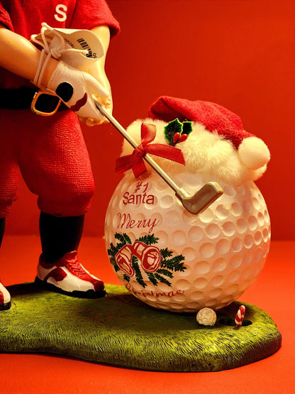 SANTA CLAUS GOLF KURT S. ADLER COLLECTION 27CM