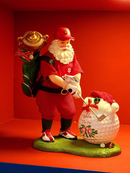 SANTA CLAUS GOLF KURT S. ADLER COLLECTION 27CM