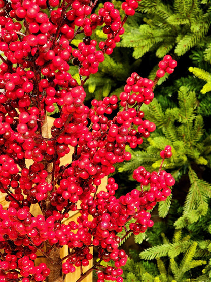 BERRY TREE IN 105CM METAL POT