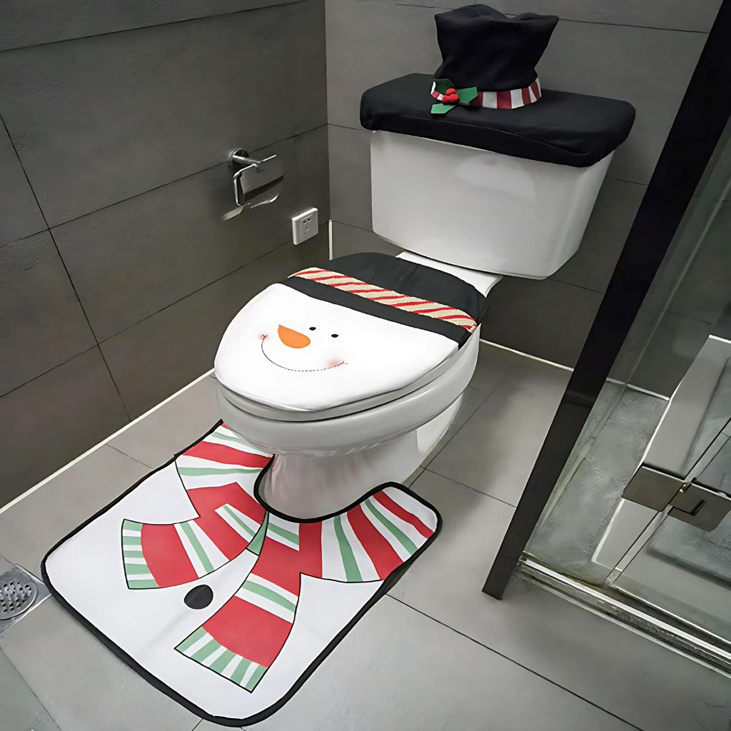 Christmas Bathroom Decoration Kit