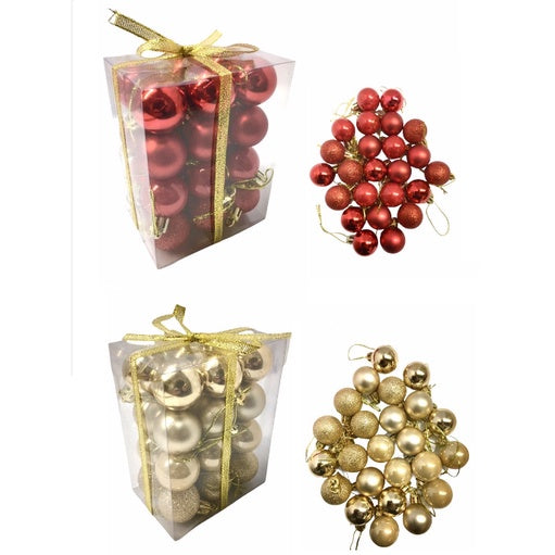 Christmas Ball 48 Pieces | 4CM Christmas Decoration