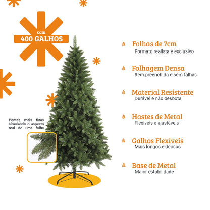Instant Assembly Pine Christmas Tree with Remote Control + 700 LEDs PROMOTION TODAY ONLY 