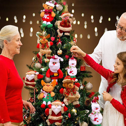 12Pcs Random Christmas Santa Bear