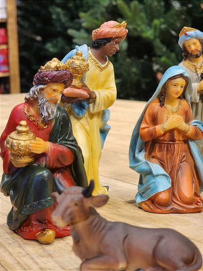 LUXURY RESIN NATIVITY SCENE 11 PCS