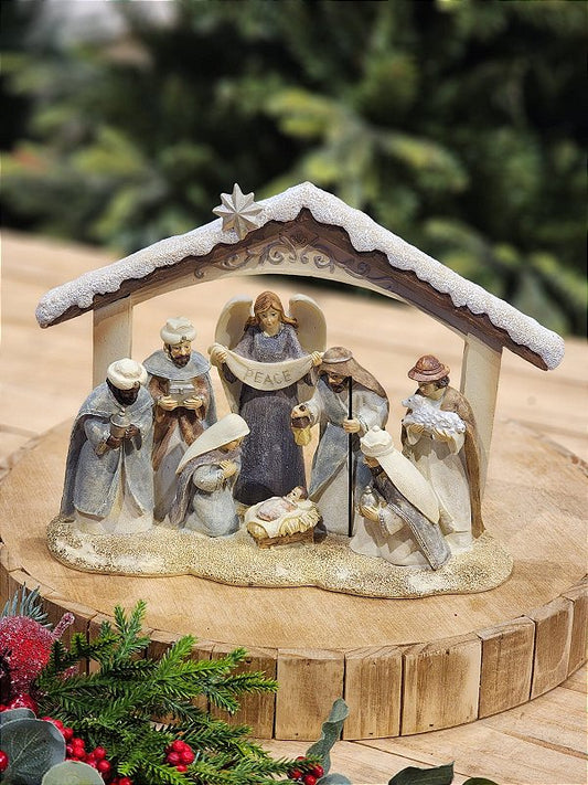 RESIN NATIVITY SCENE