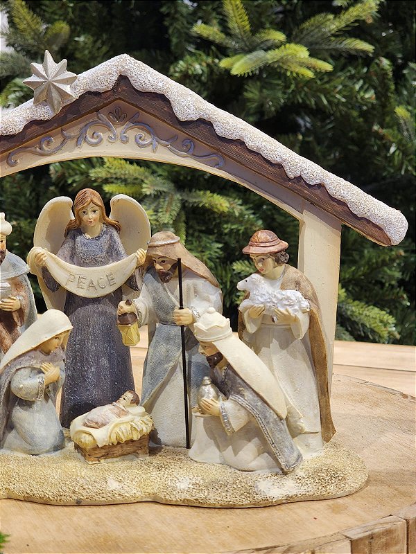 RESIN NATIVITY SCENE