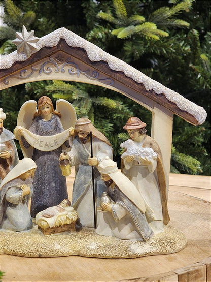 RESIN NATIVITY SCENE